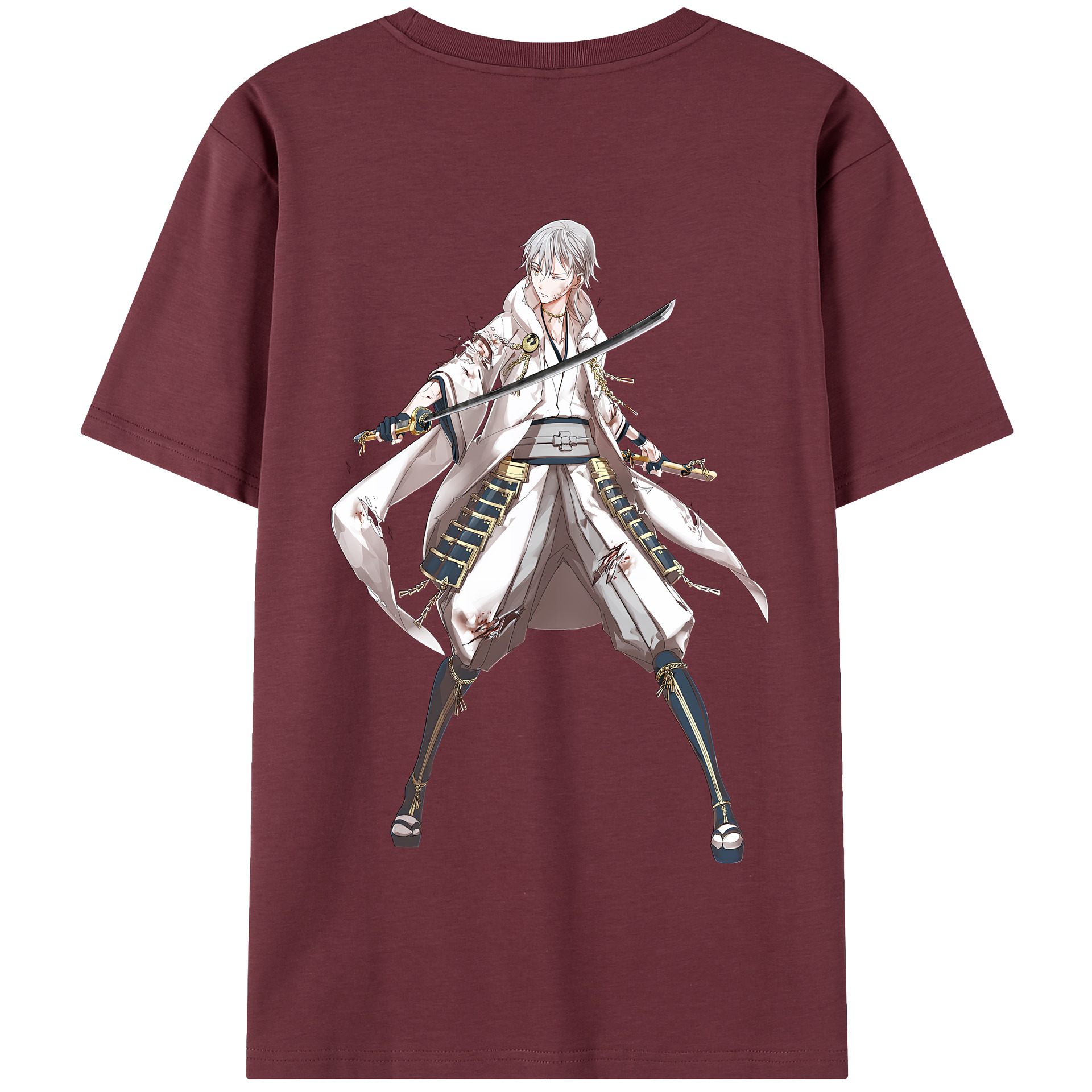 （画像用） 刀剣乱舞 Touken Ranbu 綿100％半袖Tシャツ（背面プリント）